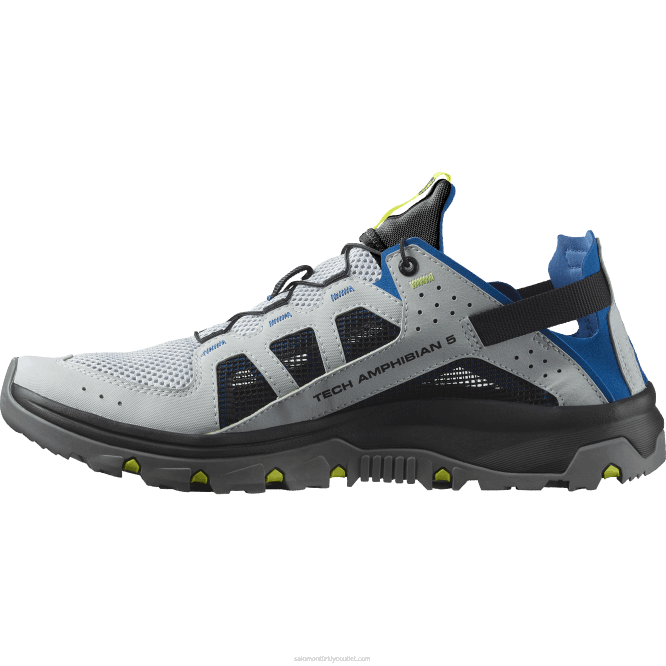 SalomonLF4H1 erkek su ayakkabısı - techamphibian 5 inci mavisi/lapis mavisi/güvenlik sarısı