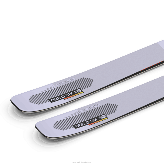 SalomonLF4H1001 bayanlar tüm dağ kayağı - qst 106 akşam sisi/asit yeşili/alev