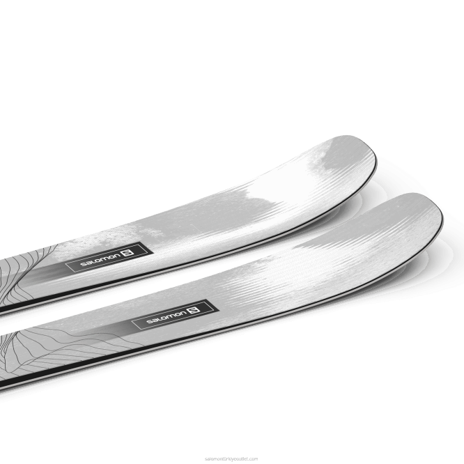 SalomonLF4H1002 bayanlar tüm dağ kayağı - duruş 94 siyah beyaz