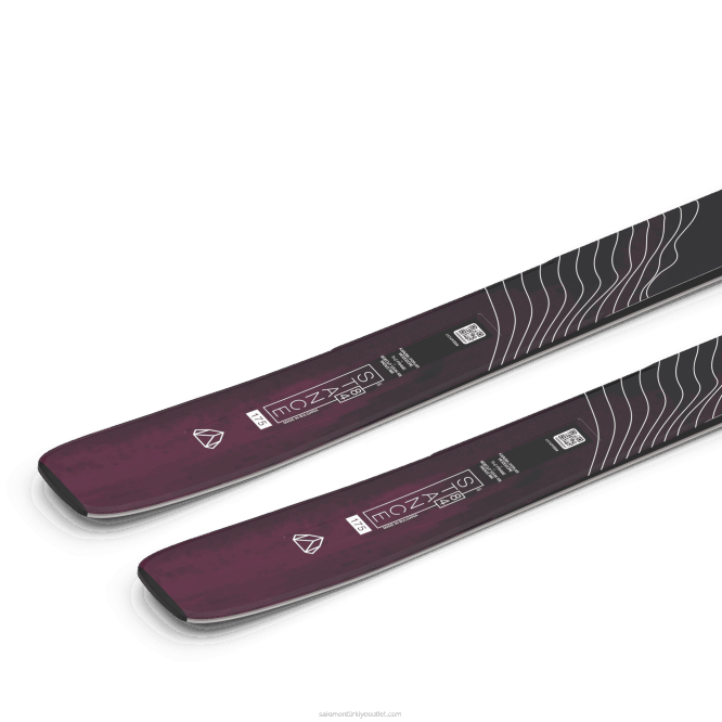 SalomonLF4H1003 bayanlar tüm dağ kayağı - duruş 84 siyah/bordo
