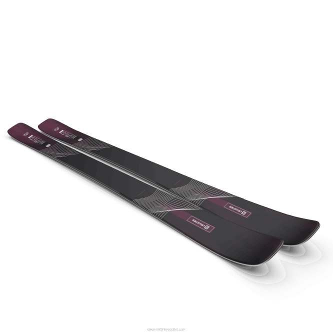 SalomonLF4H1003 bayanlar tüm dağ kayağı - duruş 84 siyah/bordo