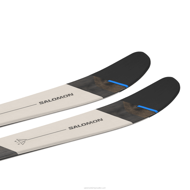 SalomonLF4H1005 kadın tur kayağı - mtn 96 carbon yağmurlu gün/süreç mavi/siyah