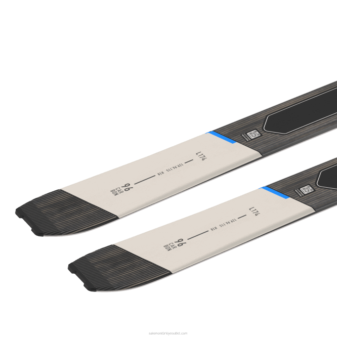 SalomonLF4H1005 kadın tur kayağı - mtn 96 carbon yağmurlu gün/süreç mavi/siyah