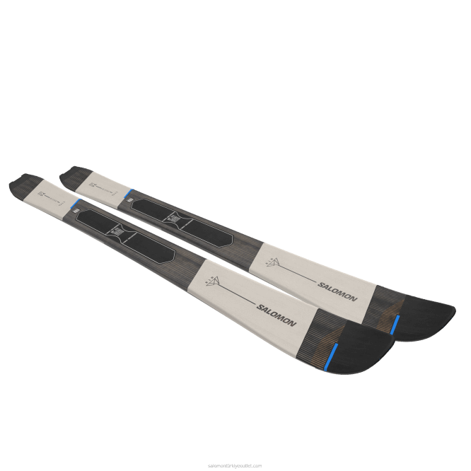 SalomonLF4H1005 kadın tur kayağı - mtn 96 carbon yağmurlu gün/süreç mavi/siyah