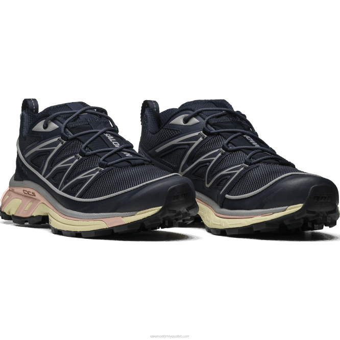 SalomonLF4H101 erkek spor ayakkabı - xt-6 expanse koyu safir/hindistan mürekkebi/gül bulutu