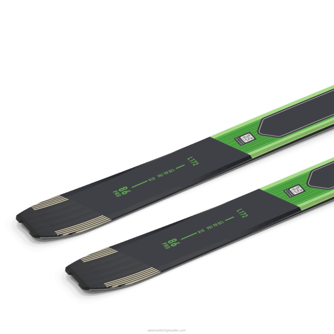 SalomonLF4H1010 kadın tur kayağı - mtn 86 pro pastel neon yeşili 1/yağmurlu gün/siyah