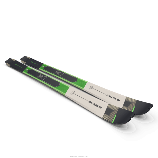 SalomonLF4H1010 kadın tur kayağı - mtn 86 pro pastel neon yeşili 1/yağmurlu gün/siyah
