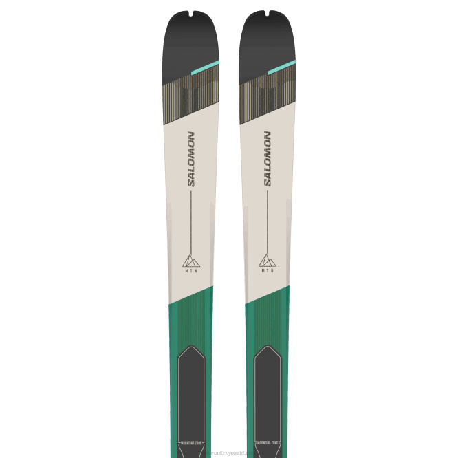 SalomonLF4H1011 kadın tur kayağı - mtn 86 pro aruba mavisi/yağmurlu bir gün/siyah