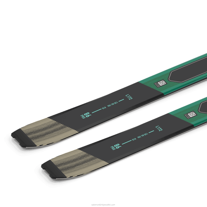 SalomonLF4H1011 kadın tur kayağı - mtn 86 pro aruba mavisi/yağmurlu bir gün/siyah