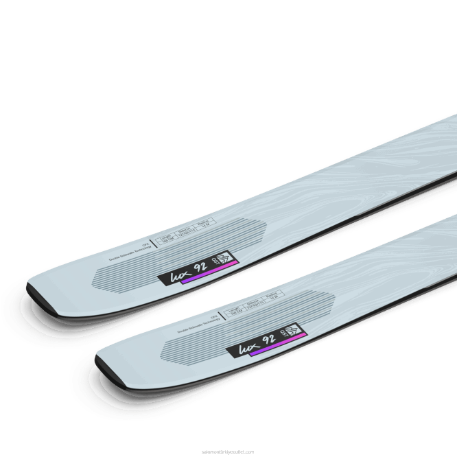 SalomonLF4H1016 bayanlar tüm dağ kayağı - qst lux 92 gri şafak/neon pembe/siyah