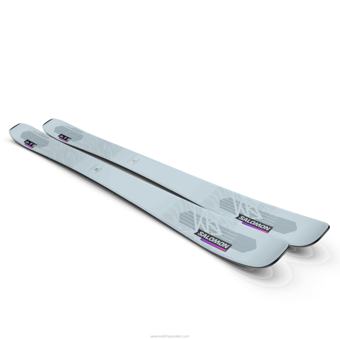 SalomonLF4H1016 bayanlar tüm dağ kayağı - qst lux 92 gri şafak/neon pembe/siyah