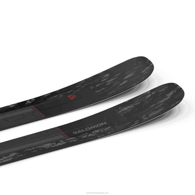 SalomonLF4H1017 bayanlar tüm dağ kayağı - duruş 102 siyah kırmızı
