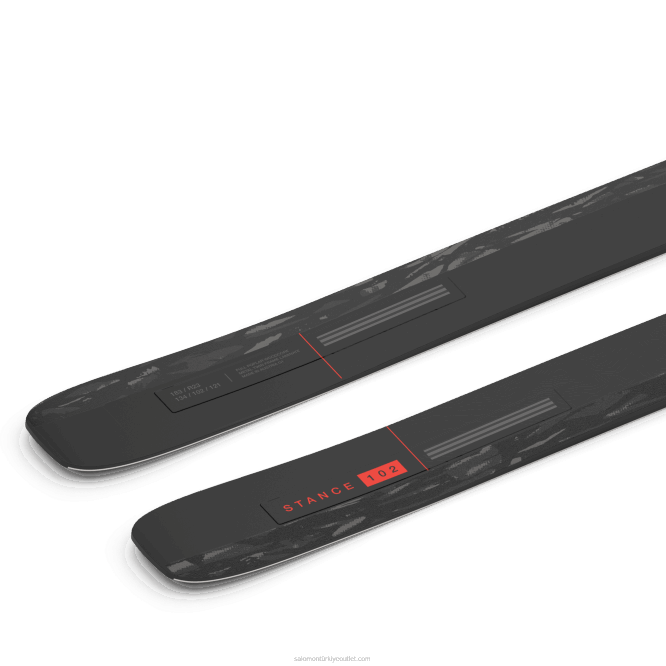 SalomonLF4H1017 bayanlar tüm dağ kayağı - duruş 102 siyah kırmızı