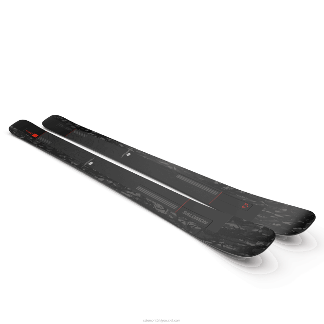 SalomonLF4H1017 bayanlar tüm dağ kayağı - duruş 102 siyah kırmızı