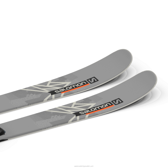 SalomonLF4H1018 bayanlar serbest stil kayak paketi - qst spark (ve m10) fırtına grisi/siyah/alev