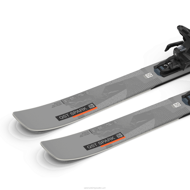 SalomonLF4H1018 bayanlar serbest stil kayak paketi - qst spark (ve m10) fırtına grisi/siyah/alev