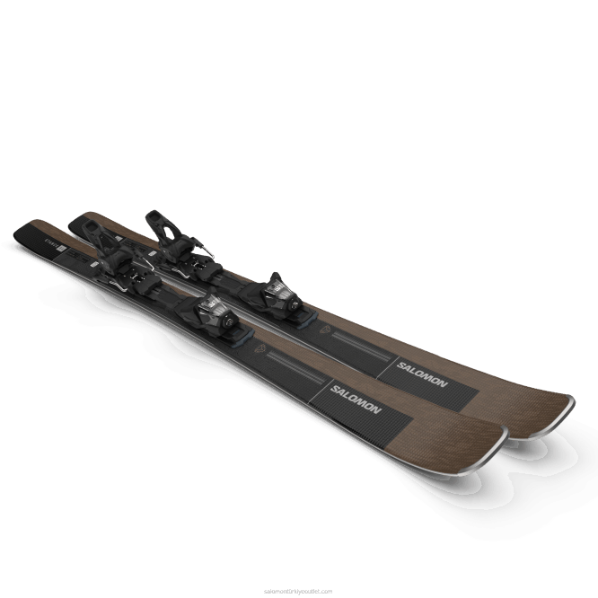 SalomonLF4H1021 bayanlar tüm dağ kayağı paketi - duruş 84 (ve m12) su samuru/siyah/gümüş metalik