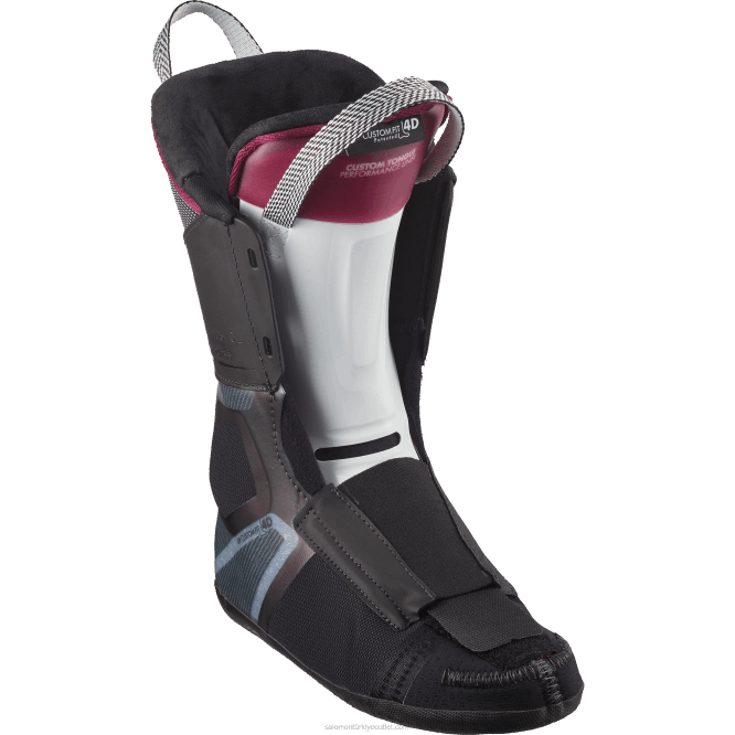 SalomonLF4H1027 kadın pist botu - s/pro alpha 110 el siyah/kordovan/gümüş