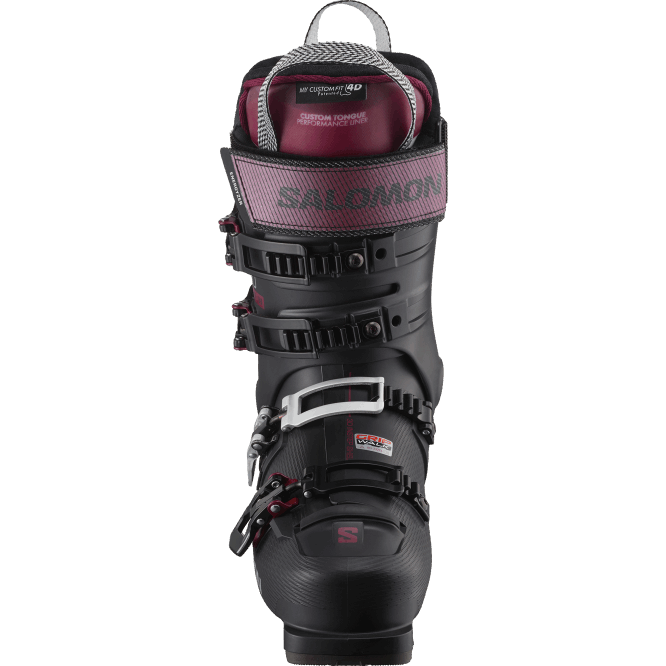 SalomonLF4H1027 kadın pist botu - s/pro alpha 110 el siyah/kordovan/gümüş