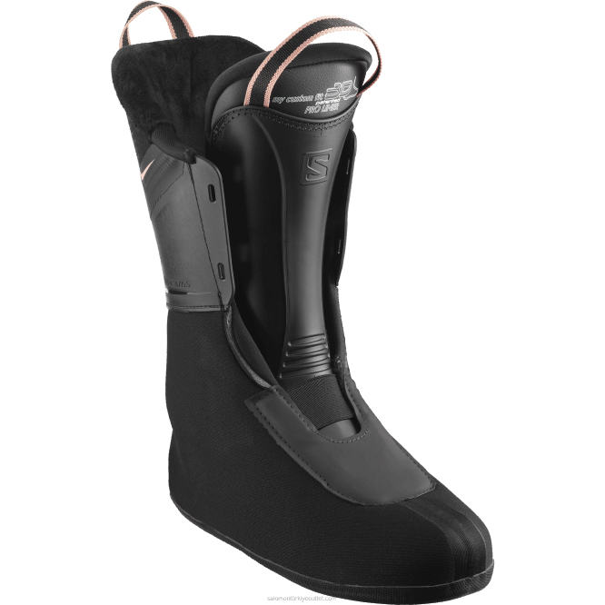 SalomonLF4H1033 kadın pist botu - s/pro hv 100 siyah/pembe altın/belluga