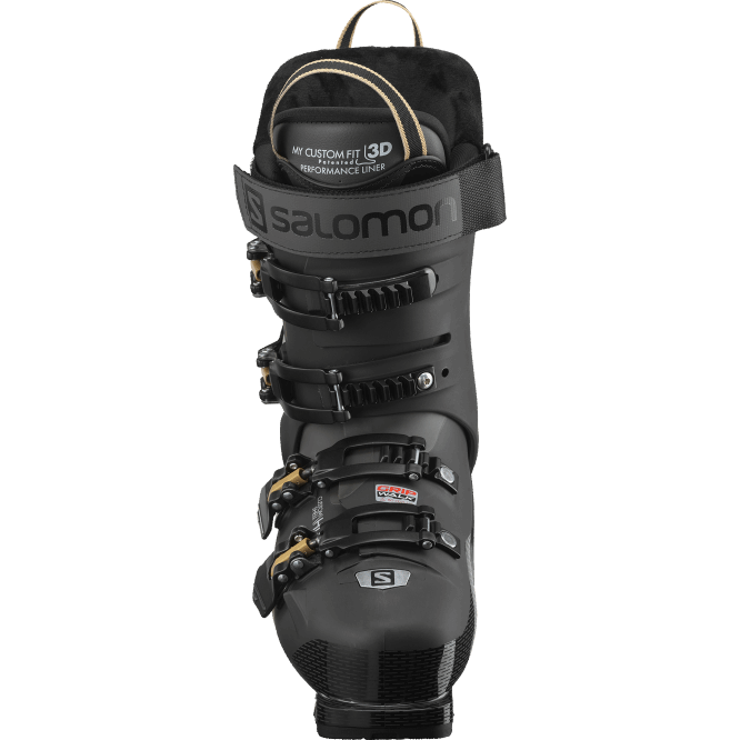 SalomonLF4H1034 kadın pist botu - s/pro hv 90 siyah/belluga/altın parıltı