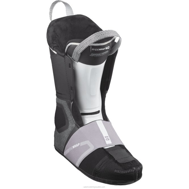 SalomonLF4H1039 kadın pist botu - s/pro supra boa 105 gri aurora/siyah/pembe altın