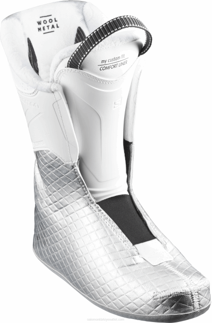 SalomonLF4H1041 kadın tüm dağ botları - qst access 60 beyaz/yarı saydam antrasit/bordo