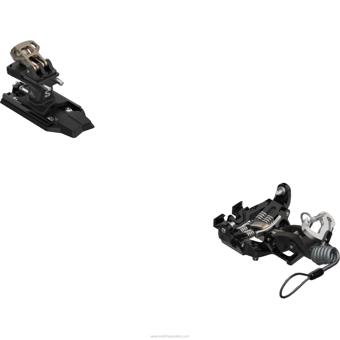 SalomonLF4H1059 Kadın gezi bağlamaları - mtn pure siyah/titan