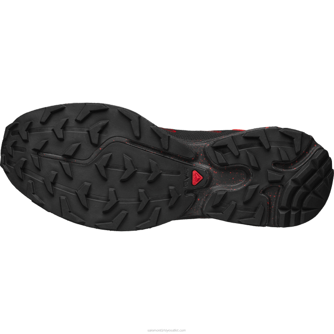 SalomonLF4H106 erkek spor ayakkabı - xt-rush 2 siyah/mıknatıs/ateş kırmızısı
