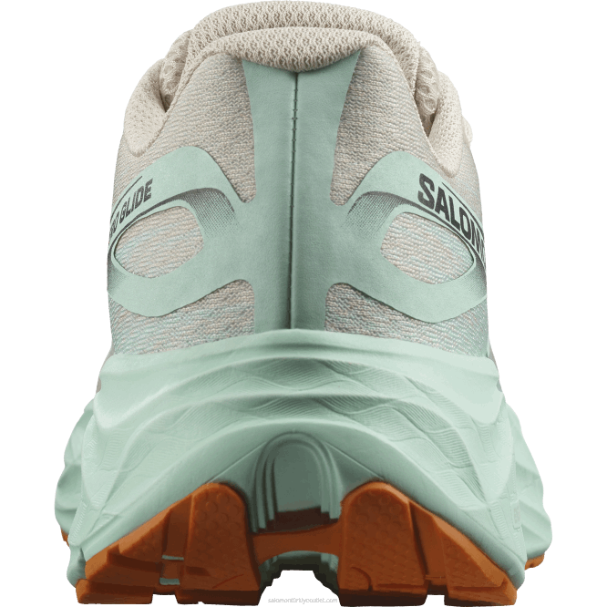 SalomonLF4H1066 erkek koşu ayakkabısı - aero glide ağartılmış kum/yucca/turuncu biber