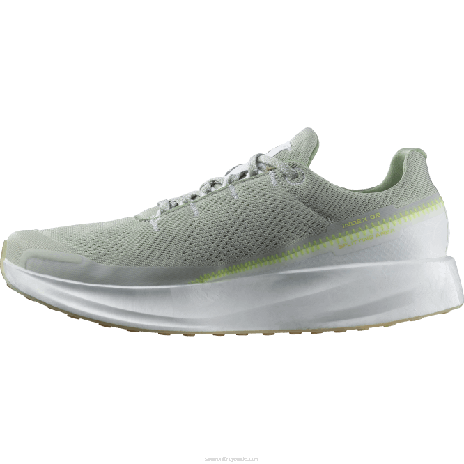 SalomonLF4H1070 erkek koşu ayakkabısı - dizin 02 beyaz/çöl adaçayı/güvenlik sarısı