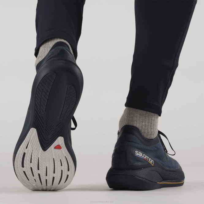 SalomonLF4H1071 erkek koşu ayakkabısı - fantazm ruh hali çivit mavisi/gece gökyüzü/ay kayası