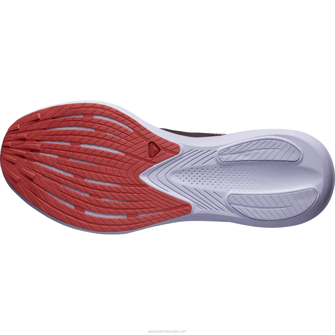 SalomonLF4H1072 erkek koşu ayakkabısı - fantazm bisiklet kırmızısı/mor funda/canlı turuncu