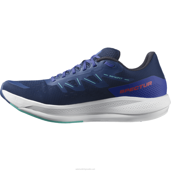 SalomonLF4H1076 erkek koşu ayakkabısı - spectur emlak mavisi/göz kamaştırıcı mavi/nane yaprağı