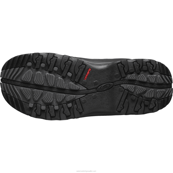 SalomonLF4H1079 erkek kışlık bot - toundra pro clima su geçirmez siyah/mıknatıs