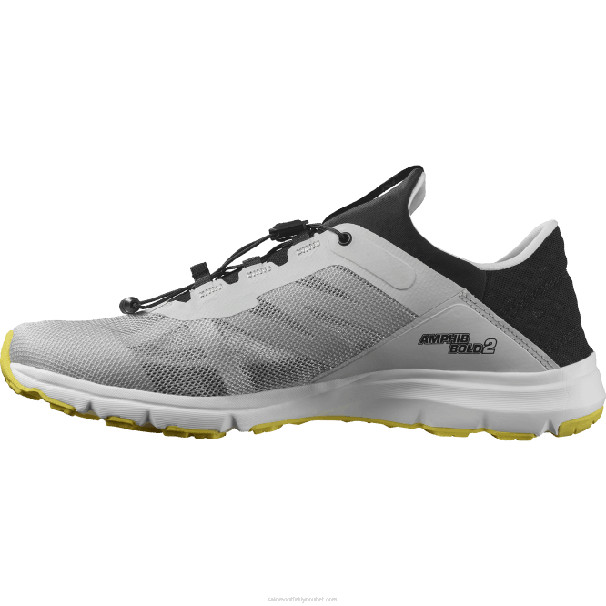 SalomonLF4H1081 erkek sandalet - amphib bold 2 ay taşı/siyah/düğün çiçeği