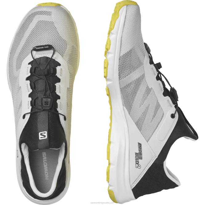 SalomonLF4H1081 erkek sandalet - amphib bold 2 ay taşı/siyah/düğün çiçeği