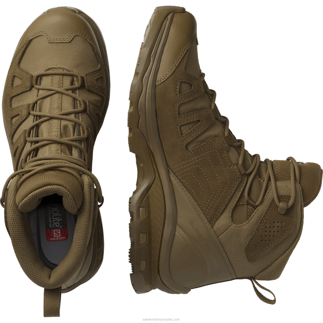 SalomonLF4H1084 Erkek Forces Ayakkabısı - Quest Prime Forces Gore-Tex çakal kahverengi