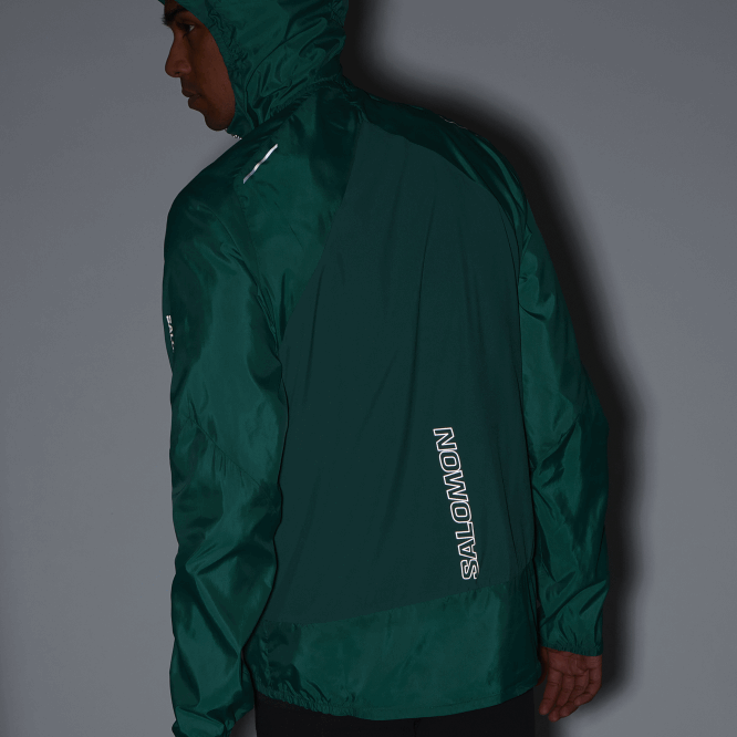 SalomonLF4H1096 kapüşonlu rüzgar ceketi erkek - bonatti cross wind Pasifik