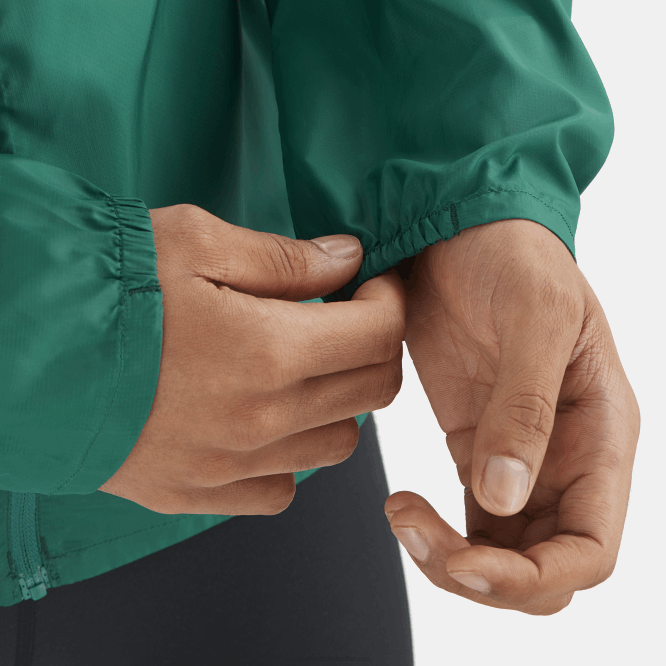 SalomonLF4H1096 kapüşonlu rüzgar ceketi erkek - bonatti cross wind Pasifik