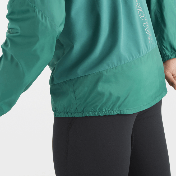 SalomonLF4H1096 kapüşonlu rüzgar ceketi erkek - bonatti cross wind Pasifik