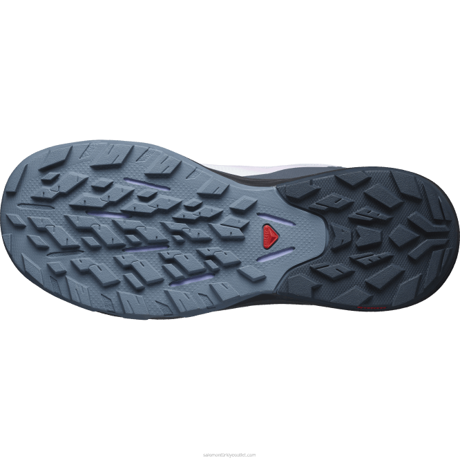 SalomonLF4H1114 kadın yürüyüş botları - outpulse mid gore-tex kutup buzu/hindistan mürekkebi/orkide çiçeği