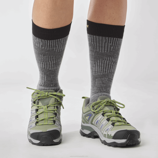 SalomonLF4H1121 kadın yürüyüş ayakkabısı - x ultra pioneer aero petrol yeşili/hint grisi/amparo mavisi