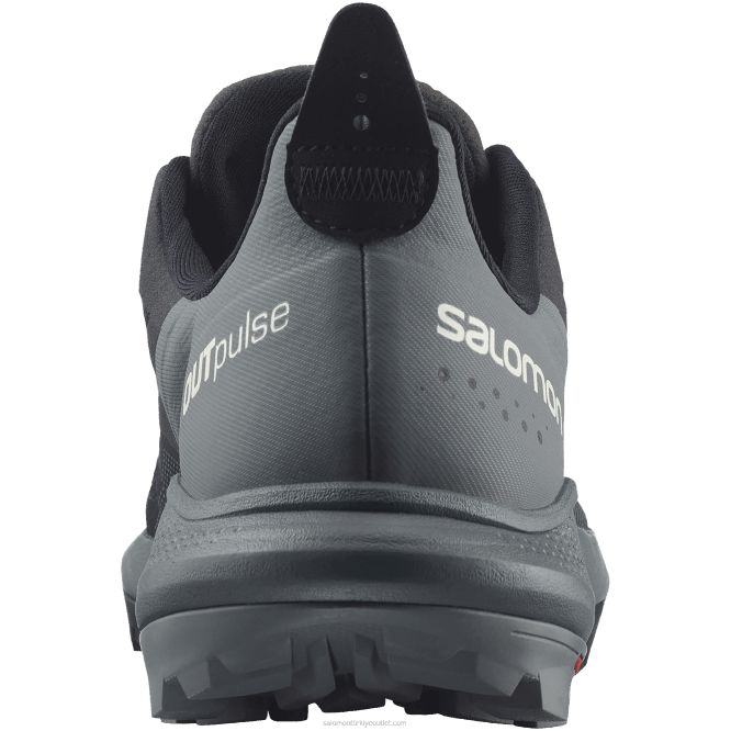 SalomonLF4H1123 kadın yürüyüş ayakkabısı - outpulse gore-tex siyah/fırtınalı hava/vanilyalı buz