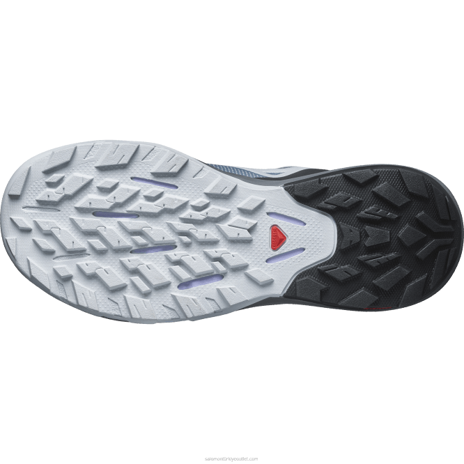 SalomonLF4H1124 kadın yürüyüş ayakkabısı - outpulse gore-tex çin mavisi/kutup buzu/orkide çiçeği