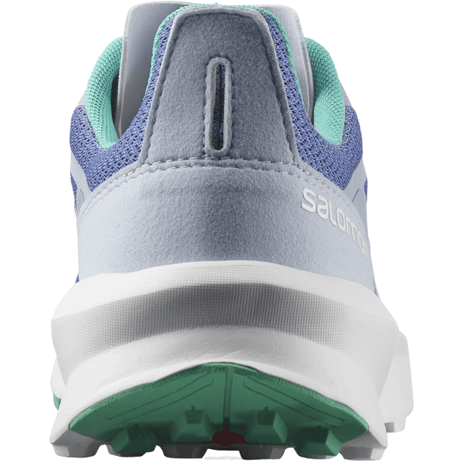 SalomonLF4H1127 kadın yürüyüş ayakkabısı - devriye kadife sabah/zen mavisi/nane yaprağı