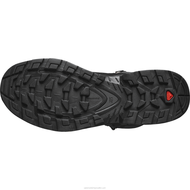 SalomonLF4H1128 kadın deri yürüyüş botları - quest 4 gore-tex mıknatıs/siyah/güneş öpücüğü