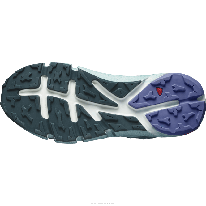 SalomonLF4H1132 kadın yürüyüş botları - gore-tex\in ortasındaki yürüyüşü tahmin et taş mavisi/atlantik derinliği/granada gökyüzü