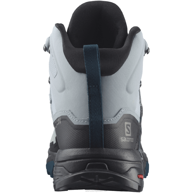 SalomonLF4H1141 kadın yürüyüş botları - x ultra 4 orta genişlikte gore-tex taş ocağı/siyah/lejyon mavisi