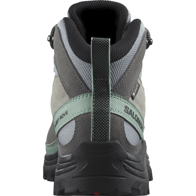 SalomonLF4H1143 kadın deri yürüyüş botları - quest rove gore-tex taş ocağı/sessiz gölge/siyah